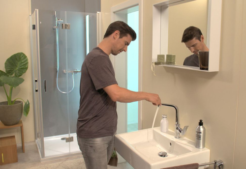 Смеситель Hansgrohe Metris 31087000 для раковины фото 7