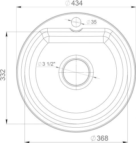 Мойка кухонная GranFest Smart SM 435 бежевый фото 3