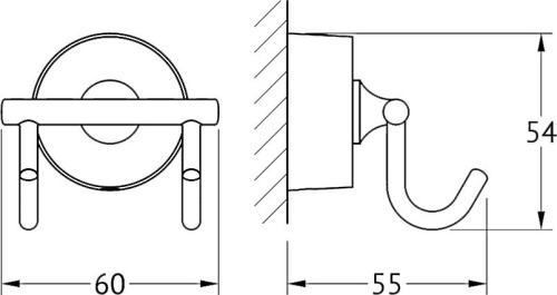 Крючок FBS Nostalgy NOS 002 фото 2 Крючок FBS Nostalgy NOS 002 фото 2