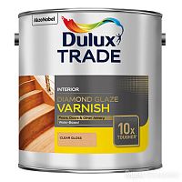 Лак паркетный на водной основе Dulux Diamond Glaze глянцевый 1 л.