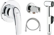 Гигиенический душ Grohe BauCurve 123072 со смесителем, С ВНУТРЕННЕЙ ЧАСТЬЮ