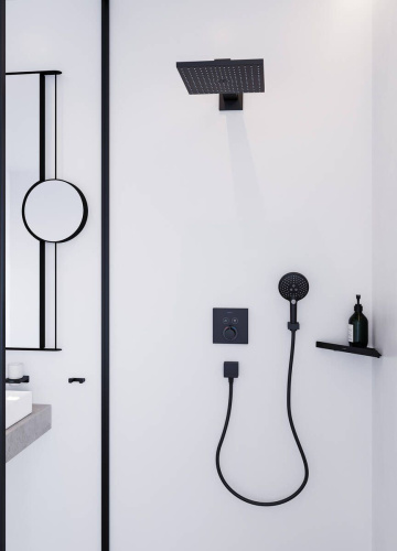 Душевая лейка Hansgrohe Raindance Select S 26530670 матовая черная фото 2
