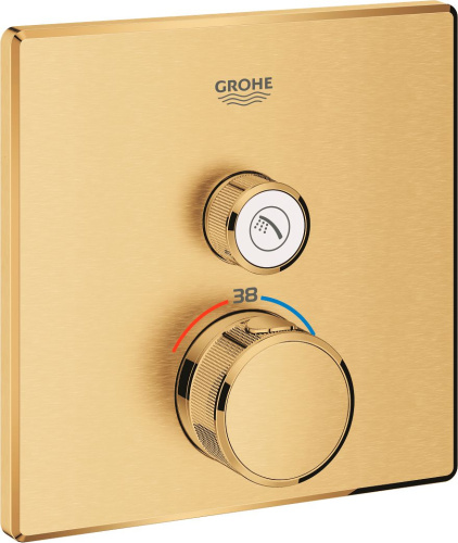 100 600 руб. Термостат Grohe Grohtherm SmartControl 29123GN0 для душа, холодный рассвет Термостат Grohe Grohtherm SmartControl 29123GN0 для душа, холодный рассвет