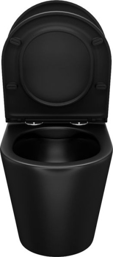 Унитаз подвесной IDDIS Calipso CALR3BMi25 безободковый, с микролифтом фото 4