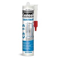 CERESIT CS 15 SANITARY герметик санитарный силиконовый, прозрачный (280мл)