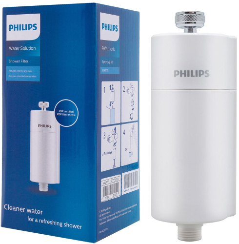 Предфильтр Philips AWP1775/10 для душа, белый фото 8