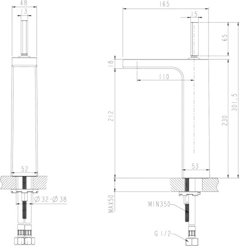 Смеситель Bravat Spring F179113C-A для раковины, хром фото 2