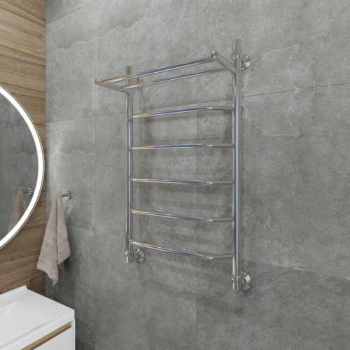 14 454 руб. Полотенцесушитель водяной EWRIKA Сафо FТ 80х50, хром фото 3 Полотенцесушитель водяной EWRIKA Сафо FТ 80х50, хром фото 3