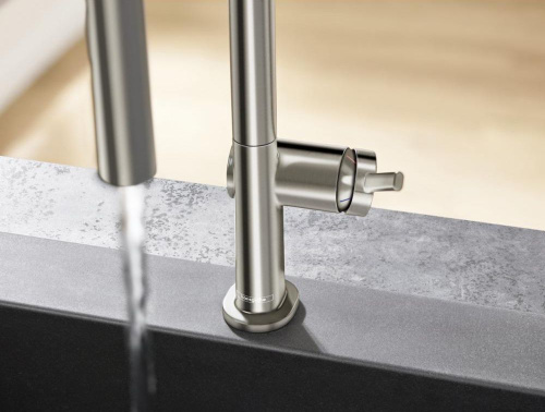 Смеситель Hansgrohe Talis M54 72801800 для кухонной мойки, сталь фото 2