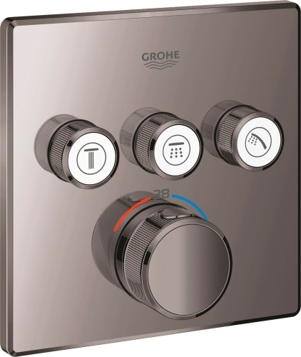 Термостат Grohe Grohtherm SmartControl 29126A00 для душа, темный графит