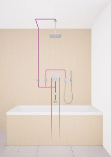 Кронштейн для верхнего душа Grohe Rainshower 28497000 фото 3