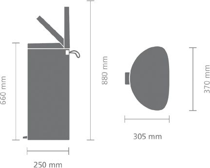 Мусорное ведро Brabantia FlatBack 482007 фото 8 Мусорное ведро Brabantia FlatBack 482007 фото 8