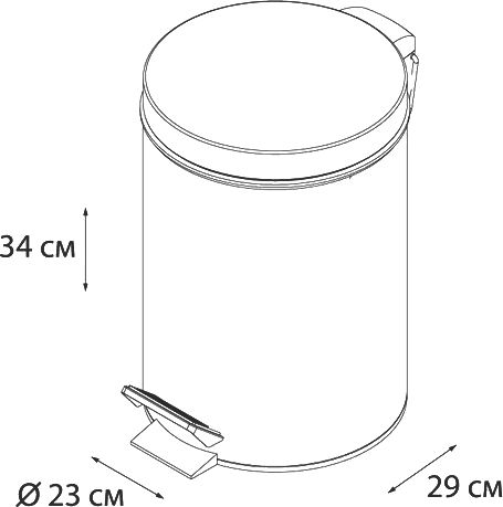 Мусорное ведро Fixsen Hotel FX-31024 фото 3 Мусорное ведро Fixsen Hotel FX-31024 фото 3