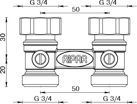 1 620 руб. Узел нижнего подключения Rifar R.Ad.H01 3/4", прямой евроконус фото 5 Узел нижнего подключения Rifar R.Ad.H01 3/4", прямой евроконус фото 5