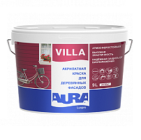 Краска Aura Villa для деревянных фасадов база A ) 0,9 л.