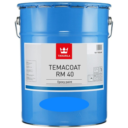 Краска Тиккурила Индастриал «Темакоут РМ 40» (Temacoat RM 40) эпоксидная полуглянцевая 2К (2.2л) База TVH «Tikkurila Industrial»