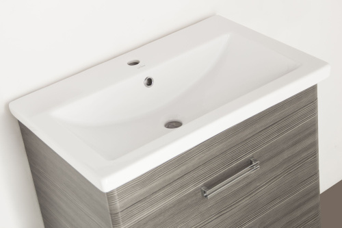Мебель для ванной Style Line Лотос 70 Plus подвесная, шелк зебрано фото 4