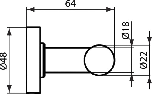 Набор Ideal Standard IOM I1003AA Стакан + Крючок + Полотенцедержатель + Мыльница, хром фото 6
