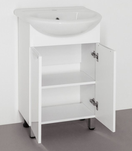 Мебель для ванной Style Line Жасмин 55 белая фото 2