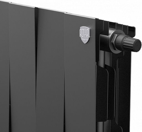 Радиатор биметаллический Royal Thermo Piano Forte 300 VD noir sable, 4 секции фото 3
