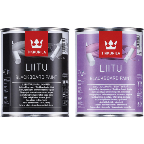 Краска Tikkurila LIITU BLACKBOARD PAINT акриловая, для школьных досок