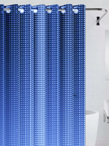 Штора для ванной Bath Plus 3D NFD-3D-dark blue фото 2