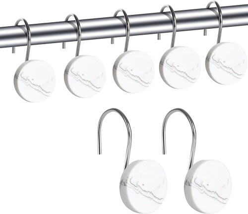 Крючок для шторы Carnation Home Fashions Marble MRB-BT/21 белый фото 5 Крючок для шторы Carnation Home Fashions Marble MRB-BT/21 белый фото 5