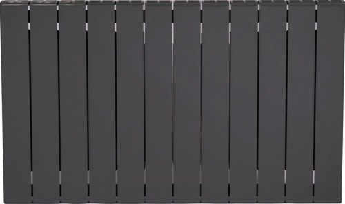 Радиатор биметаллический Rifar SUPReMO 500 12 секций, титан фото 2