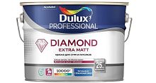 Краска для стен и потолков водно-дисперсионная Dulux Diamond Extra Matt глубокоматовая база BC 2,25 л.