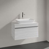 Мебель для ванной Villeroy & Boch Venticello 75 white wood, ручкой хром