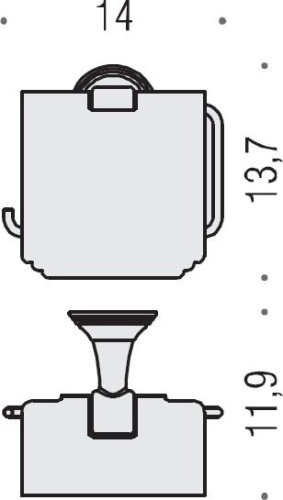 Держатель туалетной бумаги Colombo Design Hermitage В3391.OA бронза фото 2