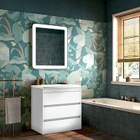 Мебель для ванной Art&Max Family 75, напольная, Bianco Lucido