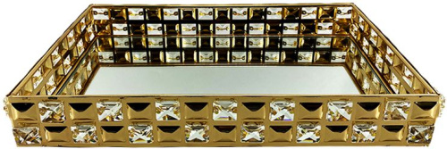 Подставка для предметов Kassatex Crystal CRY-TR-GD золото