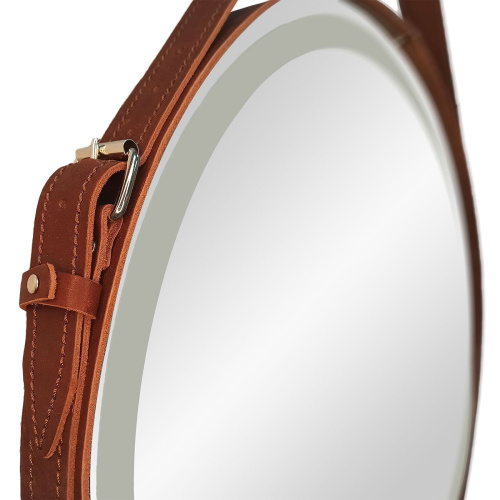 Зеркало Art&Max Milan 65 коричневый ремень фото 5
