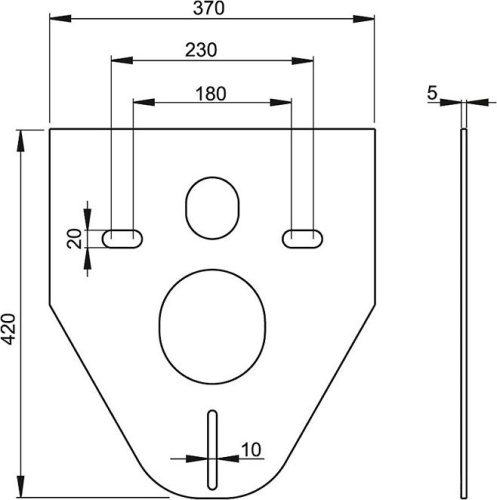Комплект Унитаз подвесной Duravit Architec 45720900A1 + Система инсталляции для унитазов AlcaPlast AM101/1120-4:1RS M1720-1-001 фото 11