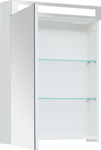 Зеркало-шкаф Dreja Max 60 белый, с подсветкой фото 5