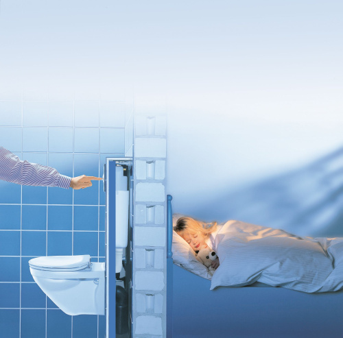 Комплект Унитаз подвесной Gustavsberg Hygienic Flush WWC 5G84HR01 безободковый + Система инсталляции для унитазов Grohe Rapid SL 38775001 4 в 1 с кно фото 5