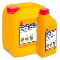 SIKA ANTIFREEZE FS-1 ускоритель твердения с противоморозным эффектом 2 в 1, бесцветный (5л)