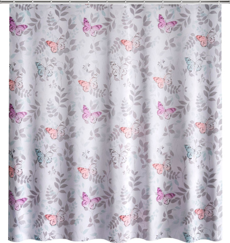 Штора для ванной Fora PH192 180х180 см, баттерфляй фото 2 Штора для ванной Fora PH192 180х180 см, баттерфляй фото 2