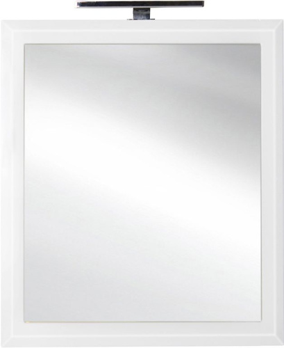 Зеркало Style Line Лотос 70 Люкс, белое фото 3