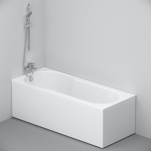Акриловая ванна AM.PM X-Joy 170х70 с каркасом + шторка на ванну + Сертификат AM.PM на 30 дней подписки на медиасервис фото 3