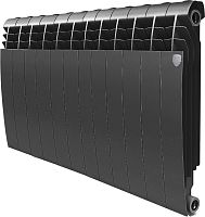 Радиатор биметаллический Royal Thermo BiLiner 500 12 секций, noir sable