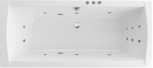 Акриловая ванна Excellent Aquaria Lux WAEX.AQU18.SMART 180x80