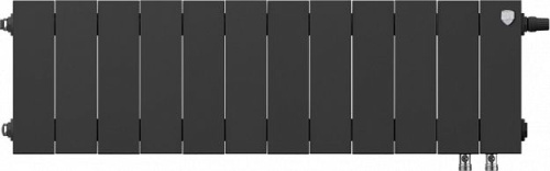 Радиатор биметаллический Royal Thermo Piano Forte 200 VD noir sable, 12 секций фото 2