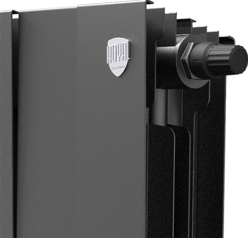 Радиатор биметаллический Royal Thermo Piano Forte 500 VDR noir sable, 14 секций, черный фото 3