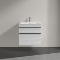 Мебель для ванной Villeroy & Boch Venticello 60 white wood, с ручками хром