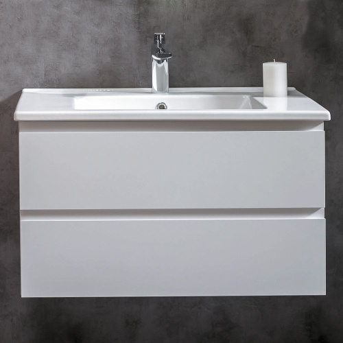 Мебель для ванной Armadi Art Capolda 85 с белой ручкой фото 2