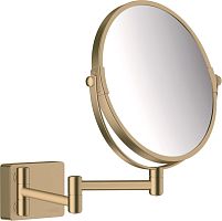 Косметическое зеркало Hansgrohe AddStoris 41791140 шлифованная бронза
