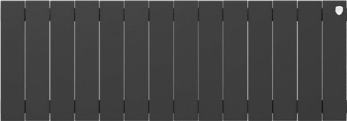Радиатор биметаллический Royal Thermo Piano Forte 300 noir sable, 14 секций фото 2