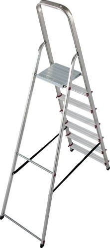 Стремянка Krause Corda 000743 7 ступеней, односторонняя фото 2 Стремянка Krause Corda 000743 7 ступеней, односторонняя фото 2